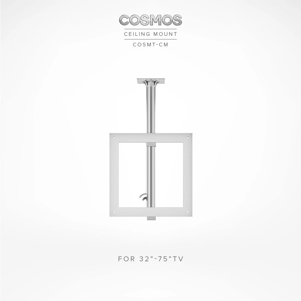 Cosmos Outdoor TV features a premium stainless steel ceiling mount, highlighted in Yishun.