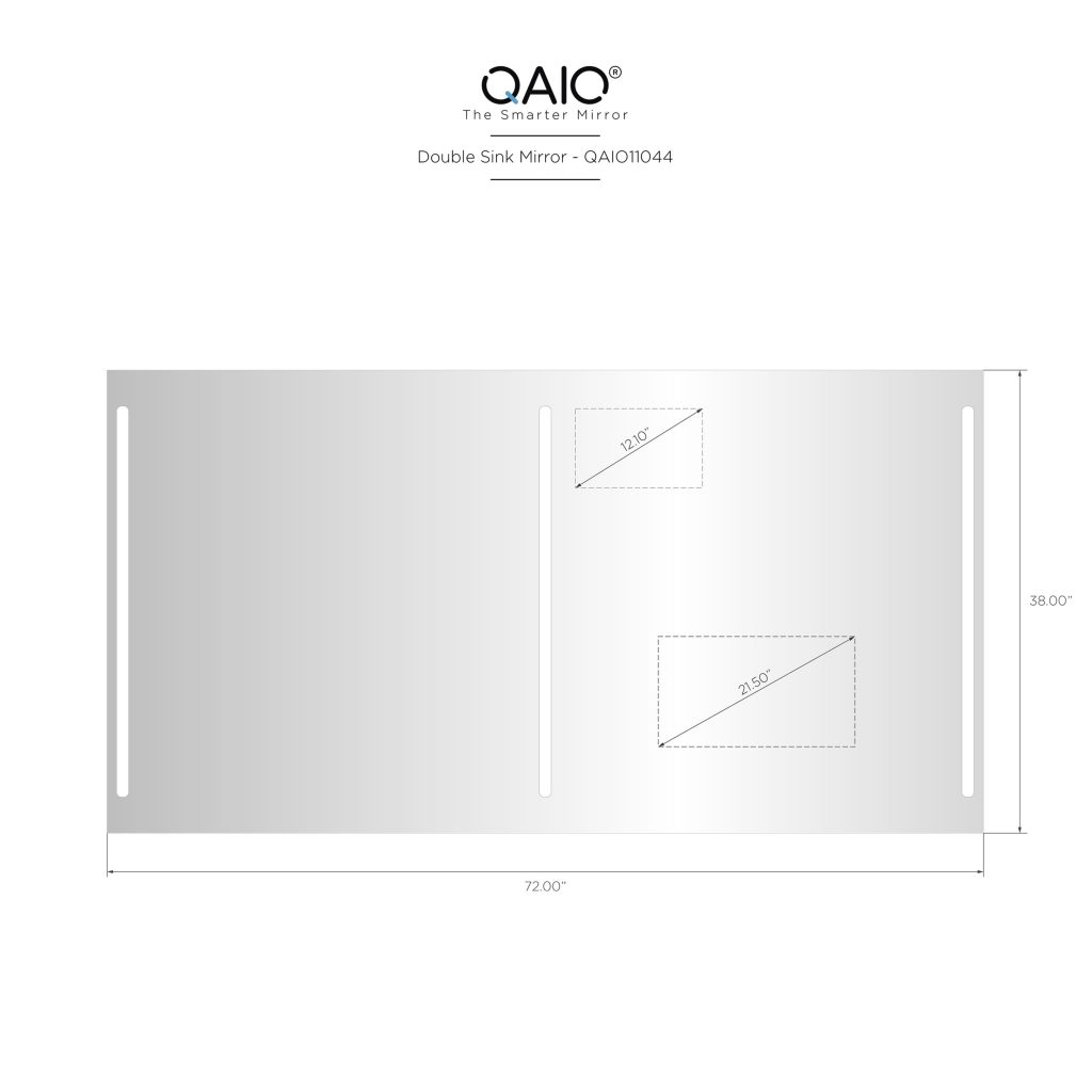QAIO 72″ width x 38” height, with 22” TV (QAIO11044)