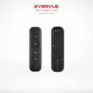 Evervue Zepp remote from Hougang, designed with a holder for organized convenience.