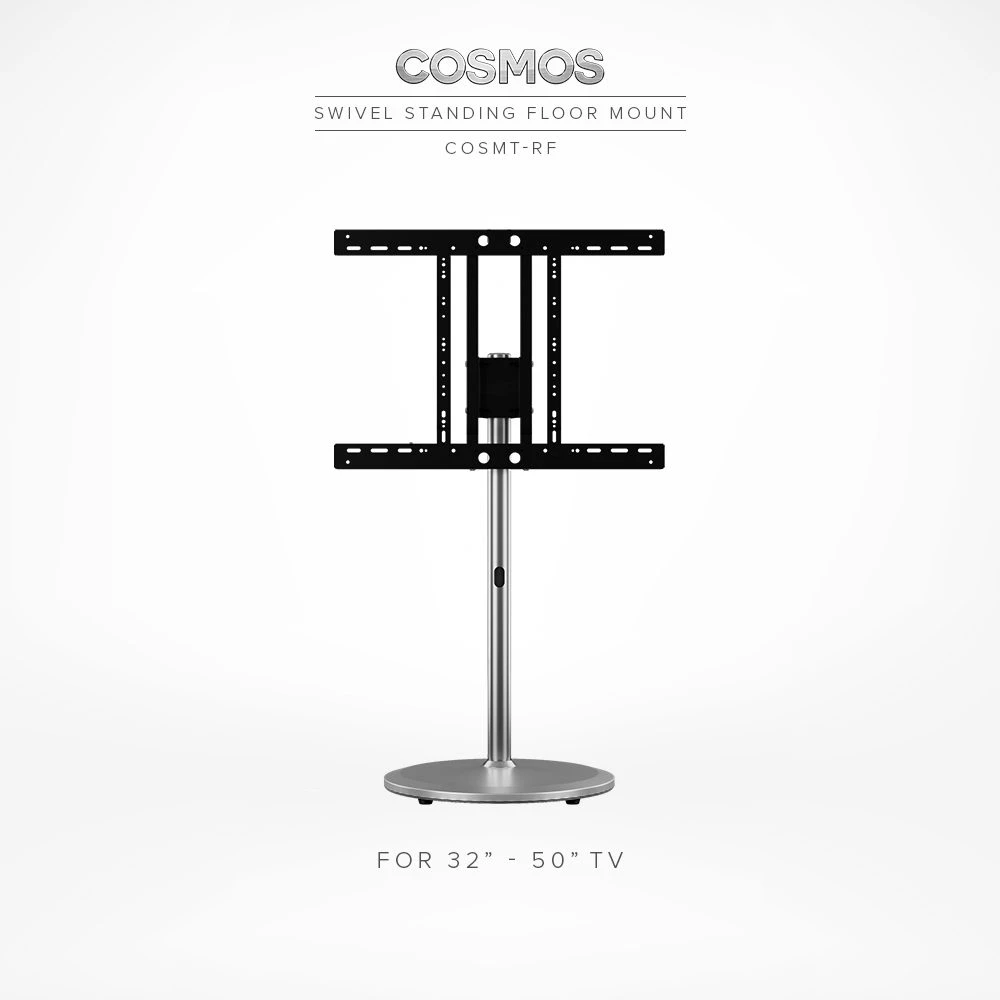 Modern swivel standing mount for Cosmos Outdoor TV on display, ideal for Jurong West homes.
