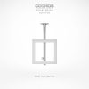 Very stable ceiling TV mount made of solid stainless steel.